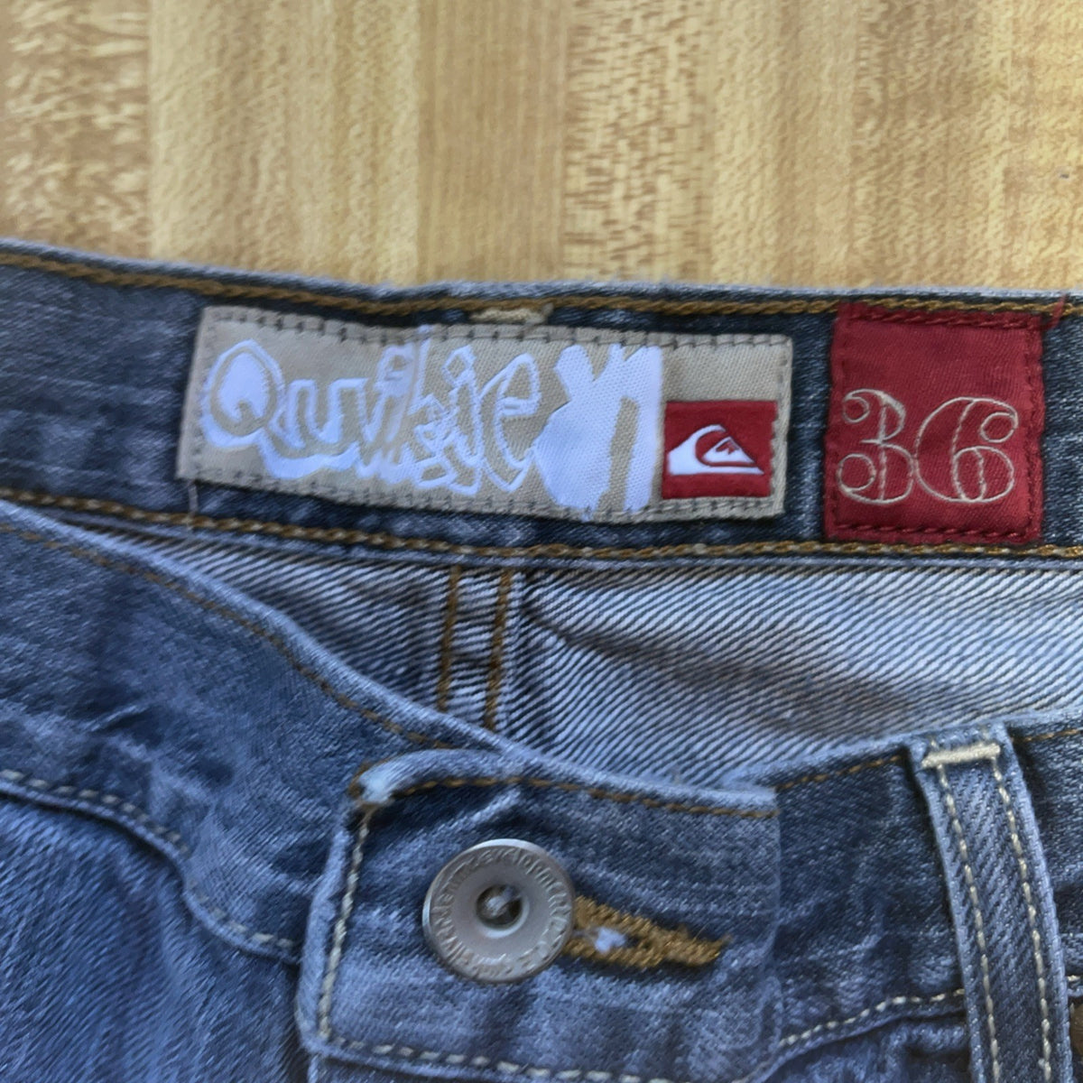 Quiksilver Wide Leg  Baggy Jeans 36/32