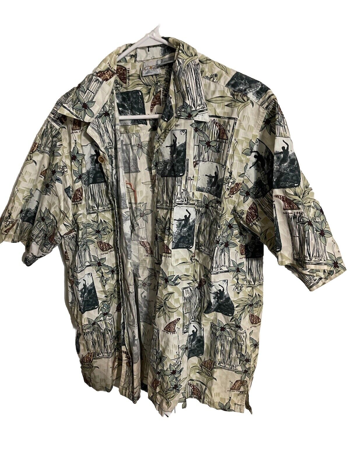 OP Hawaiian Shirt Medium 