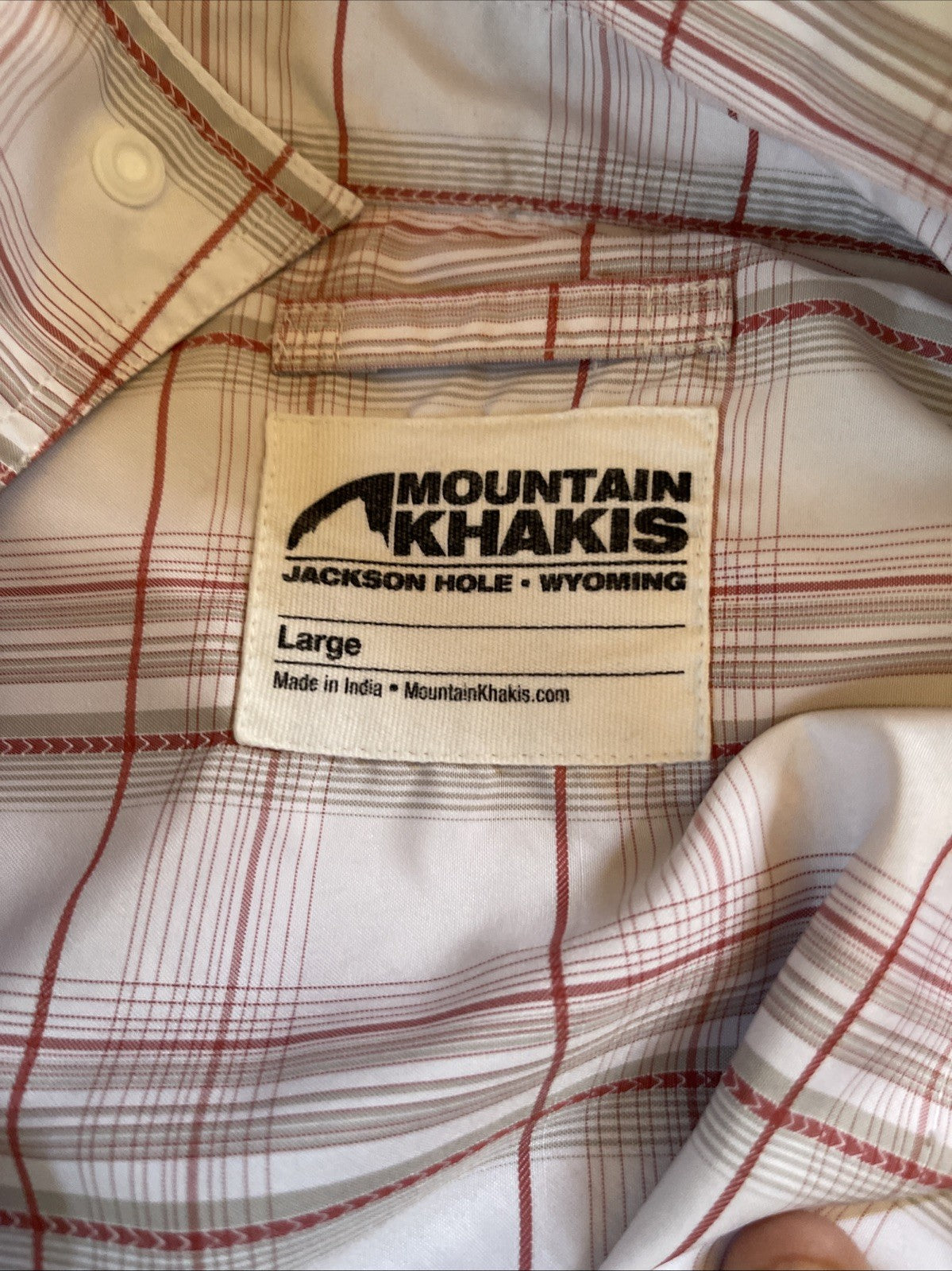 Mountain Khakis Vented Shirt Large 