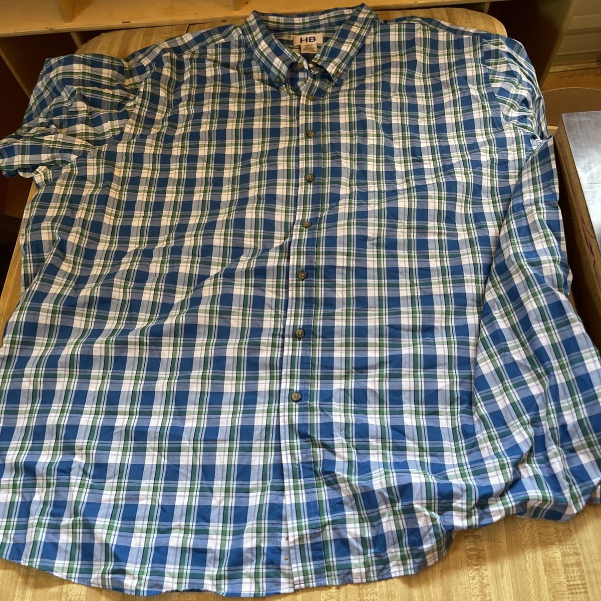 hb button down shirt 4XLT 