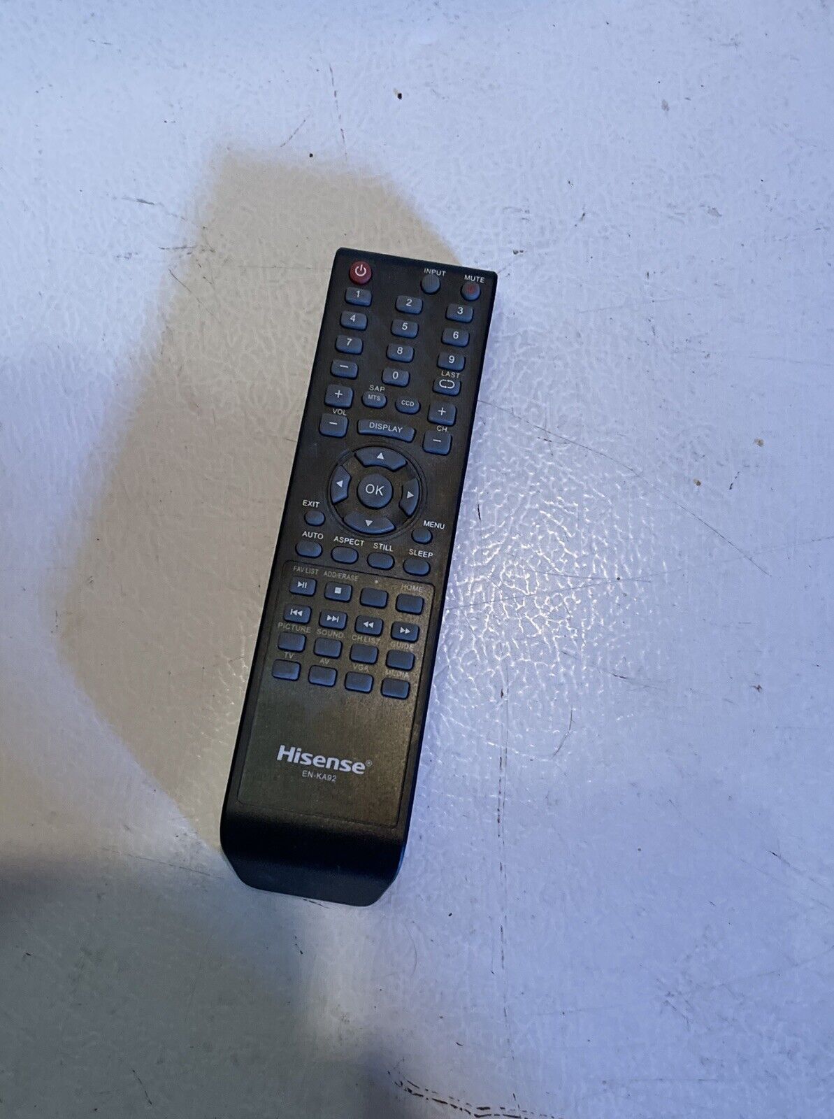 Hisense TV Remote Control EN-KA92 Black Original