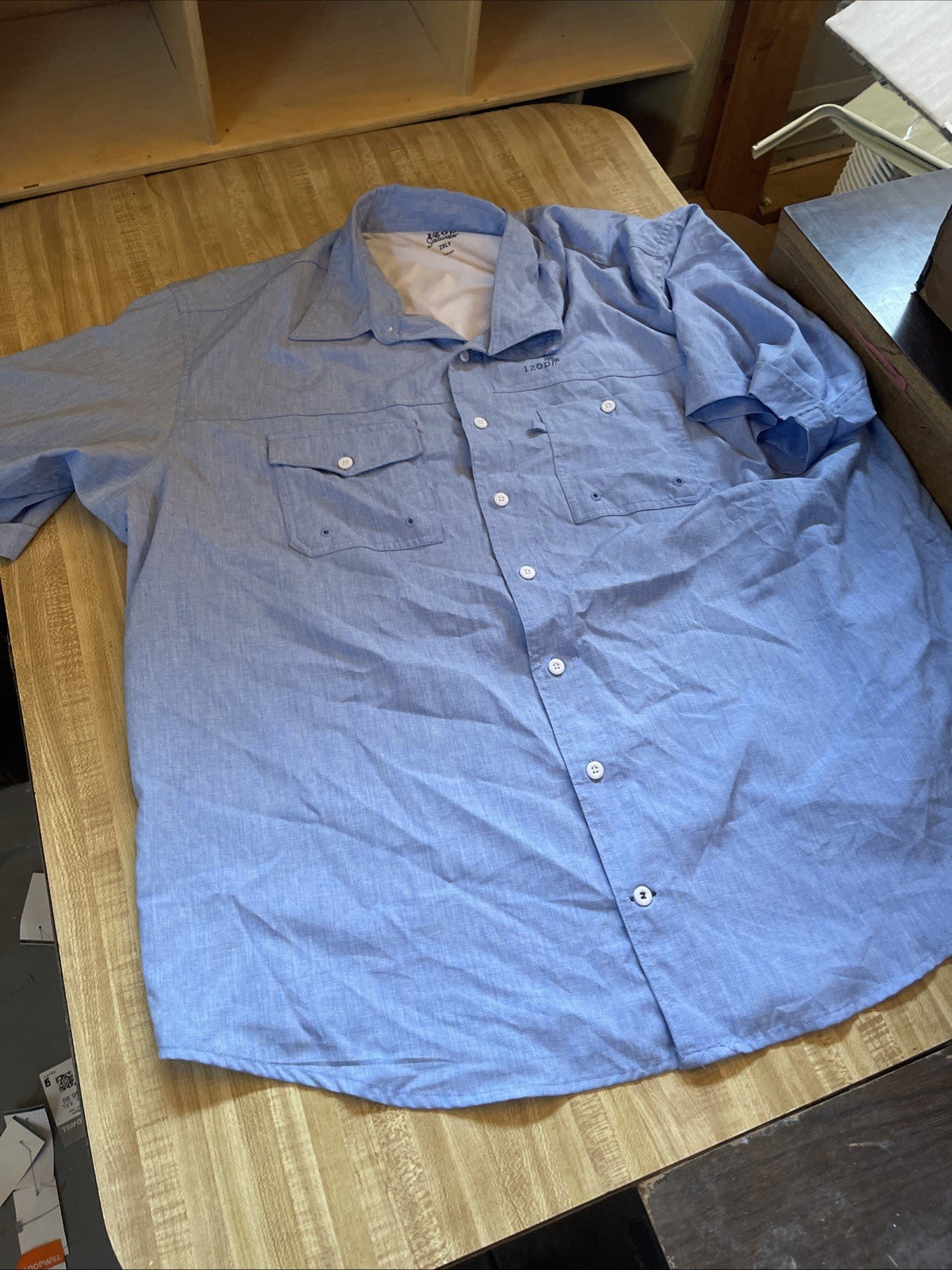 izod saltwater vented xxlt shirt