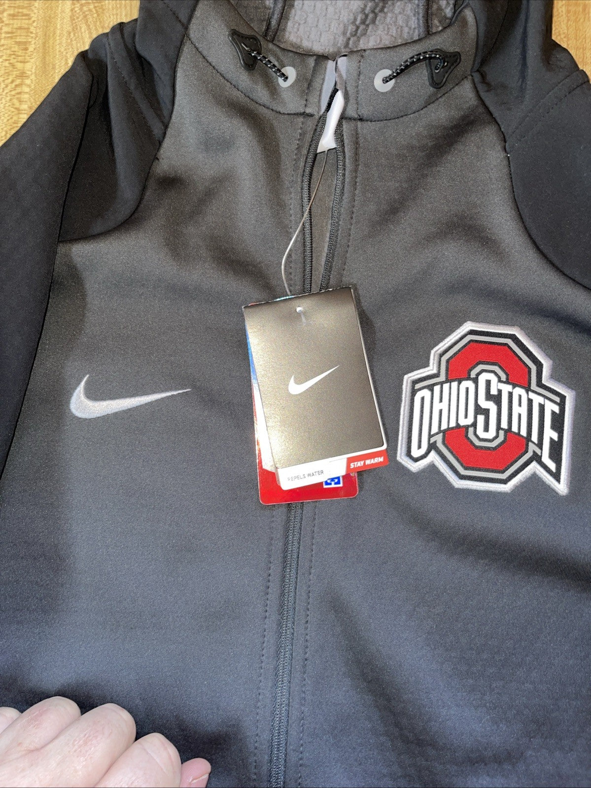 Nike Ohio State Buckeyes Therma Fit Hoodie NWT Medium
