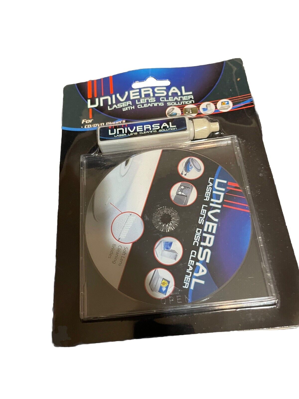 Universal Laser Lens Cleaner With Cleaning Solution 