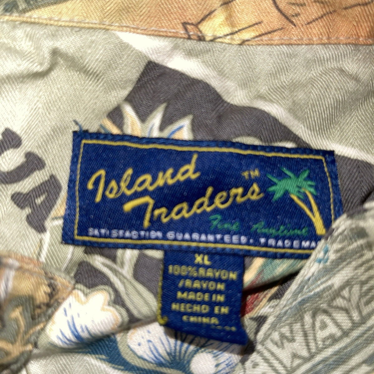 Island Traders Rayon Hawaiian Shirt XL