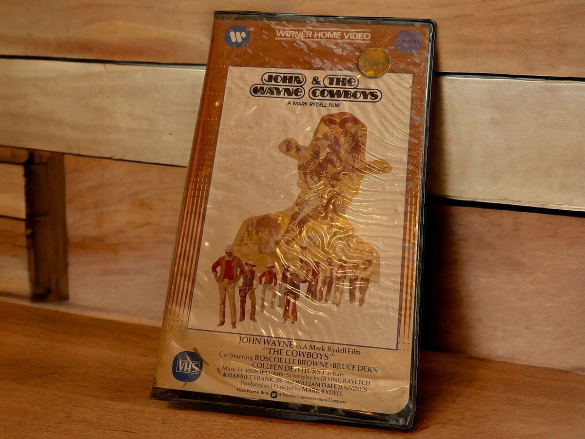 John Wayne The Cowboys VHS 