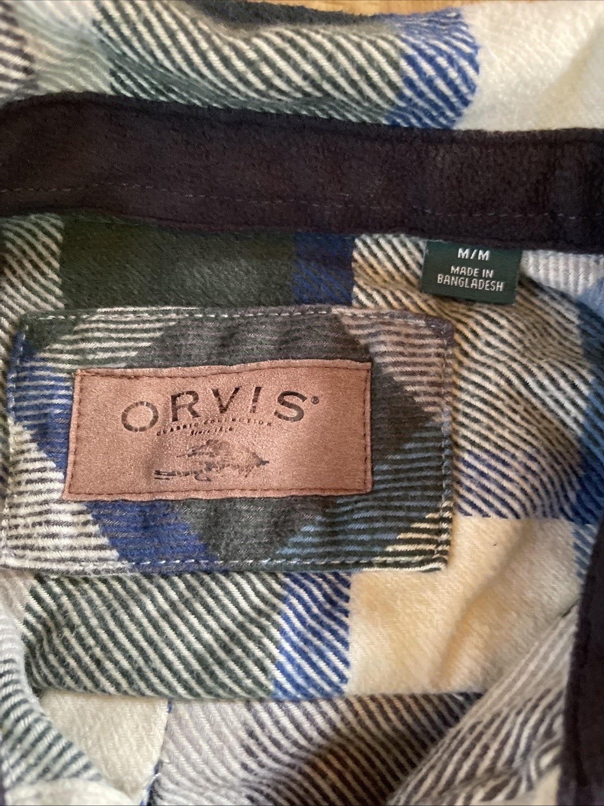Orvis Heavy Flannel Shacket Medium 