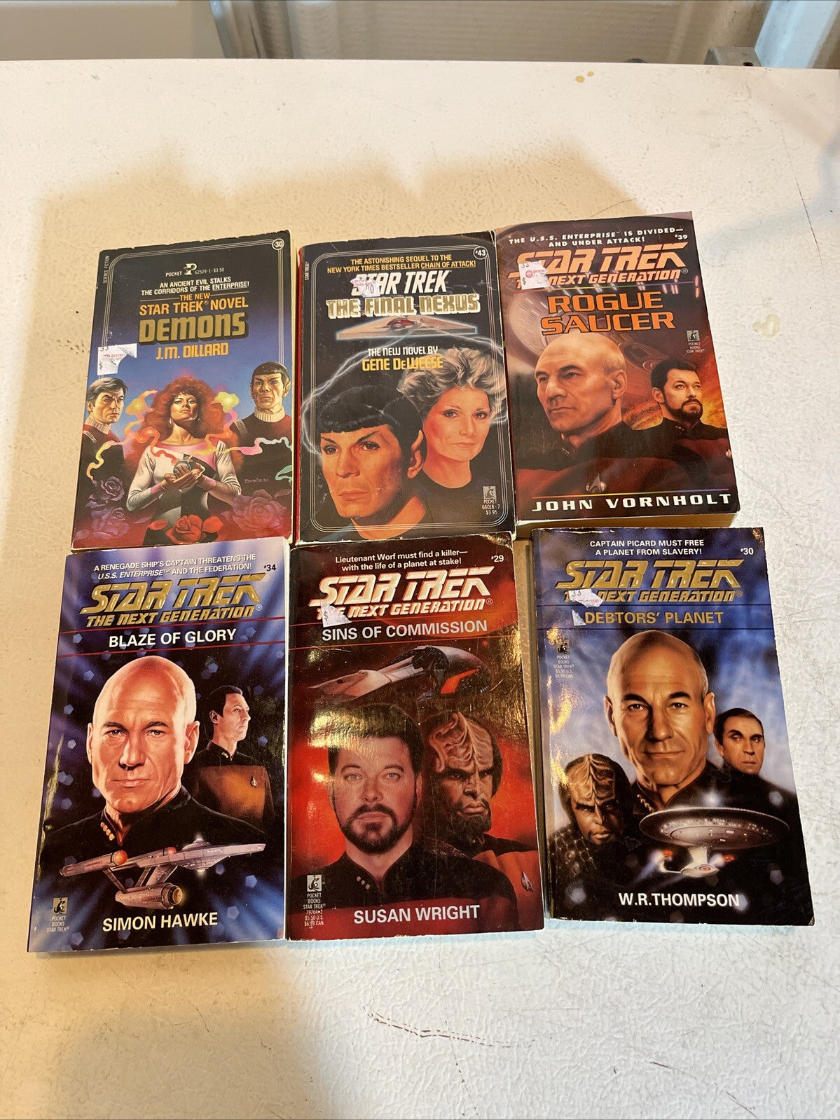 Massive Star Trek Book Lot