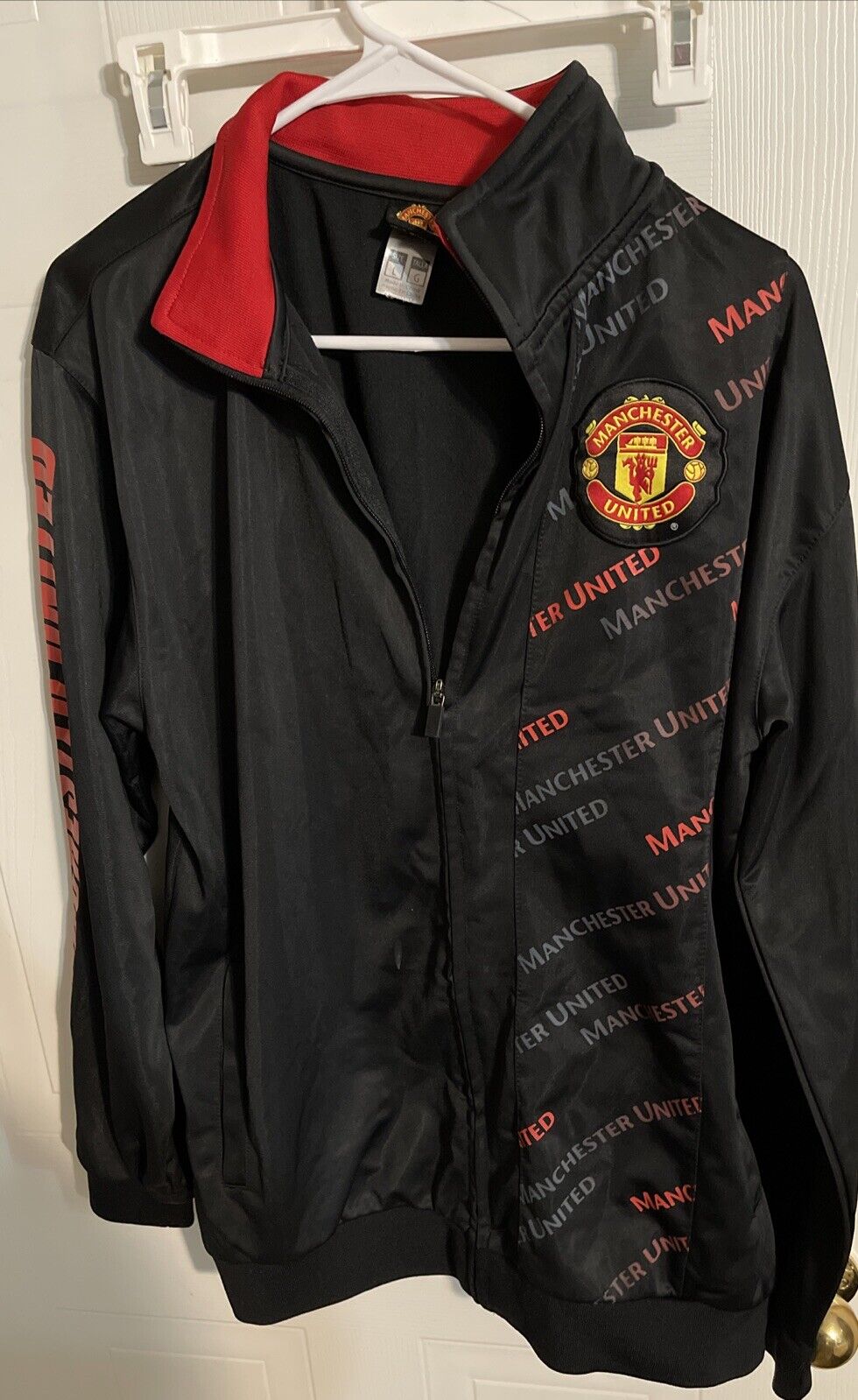 Manchester United Full Zip Track Jacket Large 