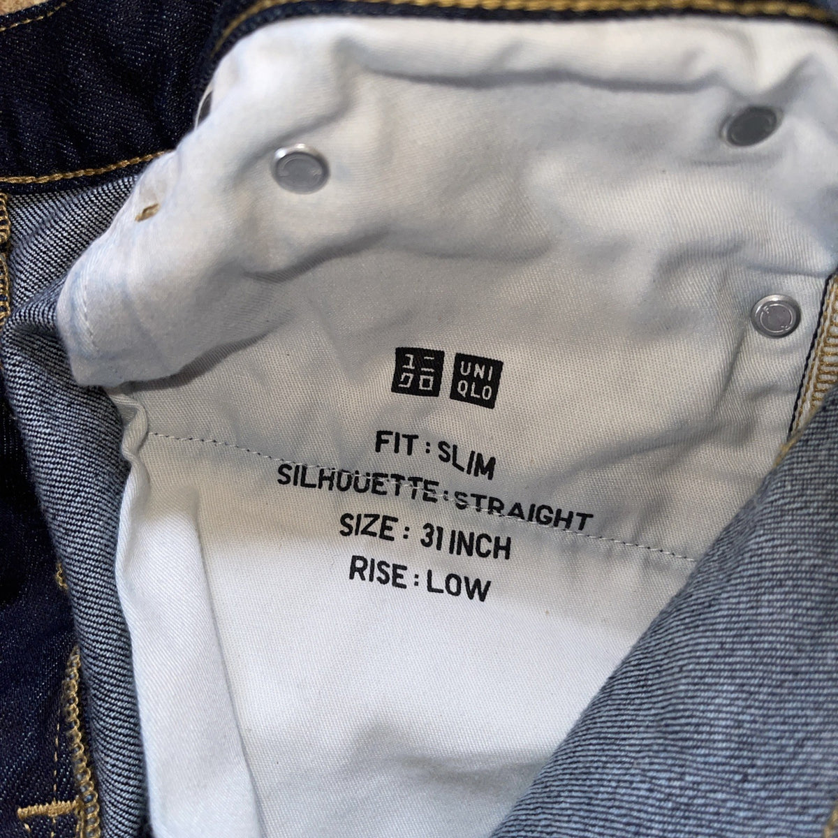 uniqlo selvedge jeans 31/28