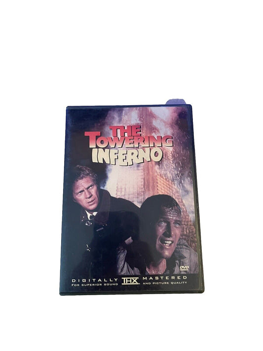 The Towering Inferno (DVD, 1974) Steve McQueen, Paul Newman