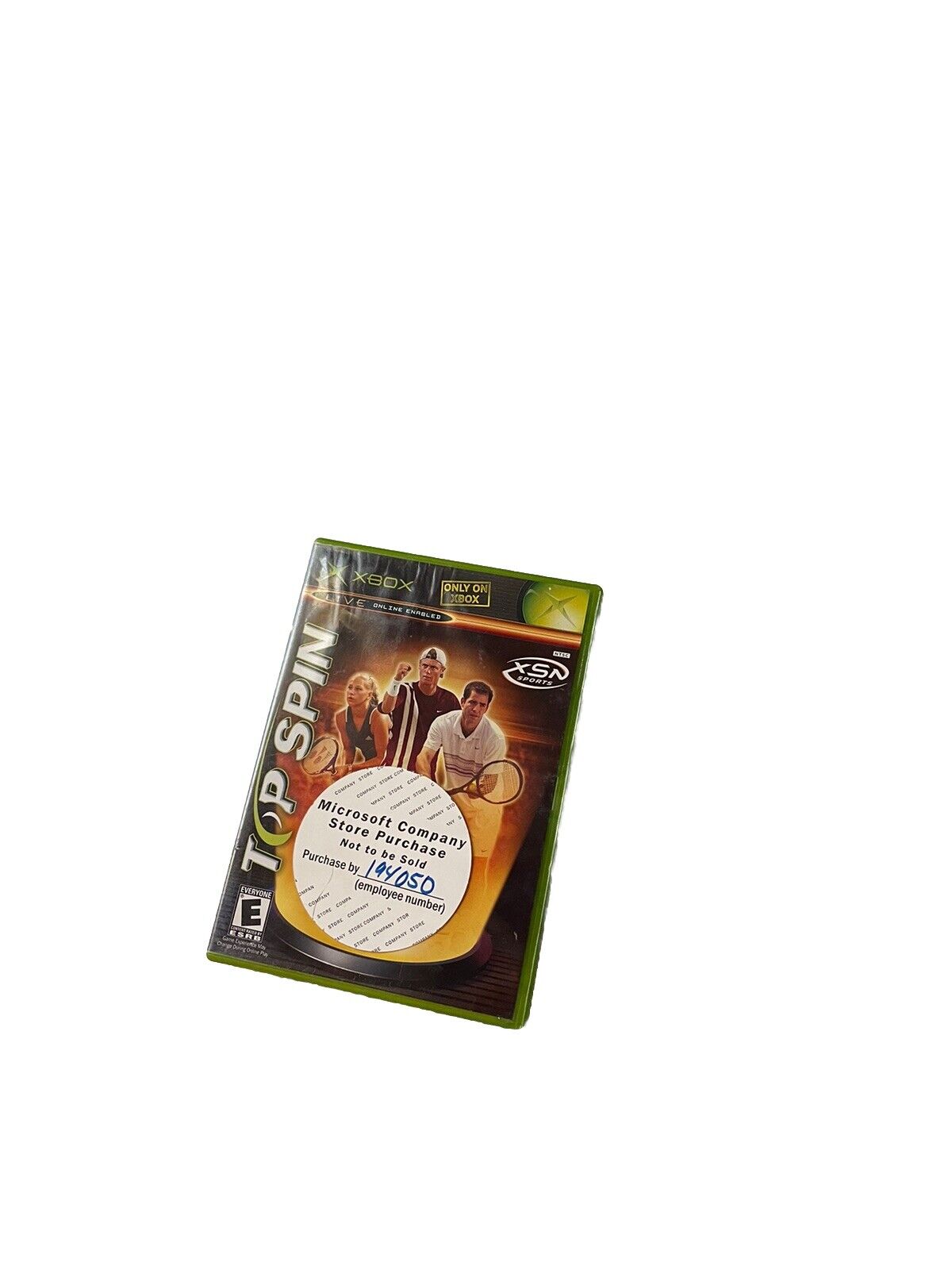 Top Spin (Microsoft Xbox, 2003) CIB Former Microsoft Employee Copy