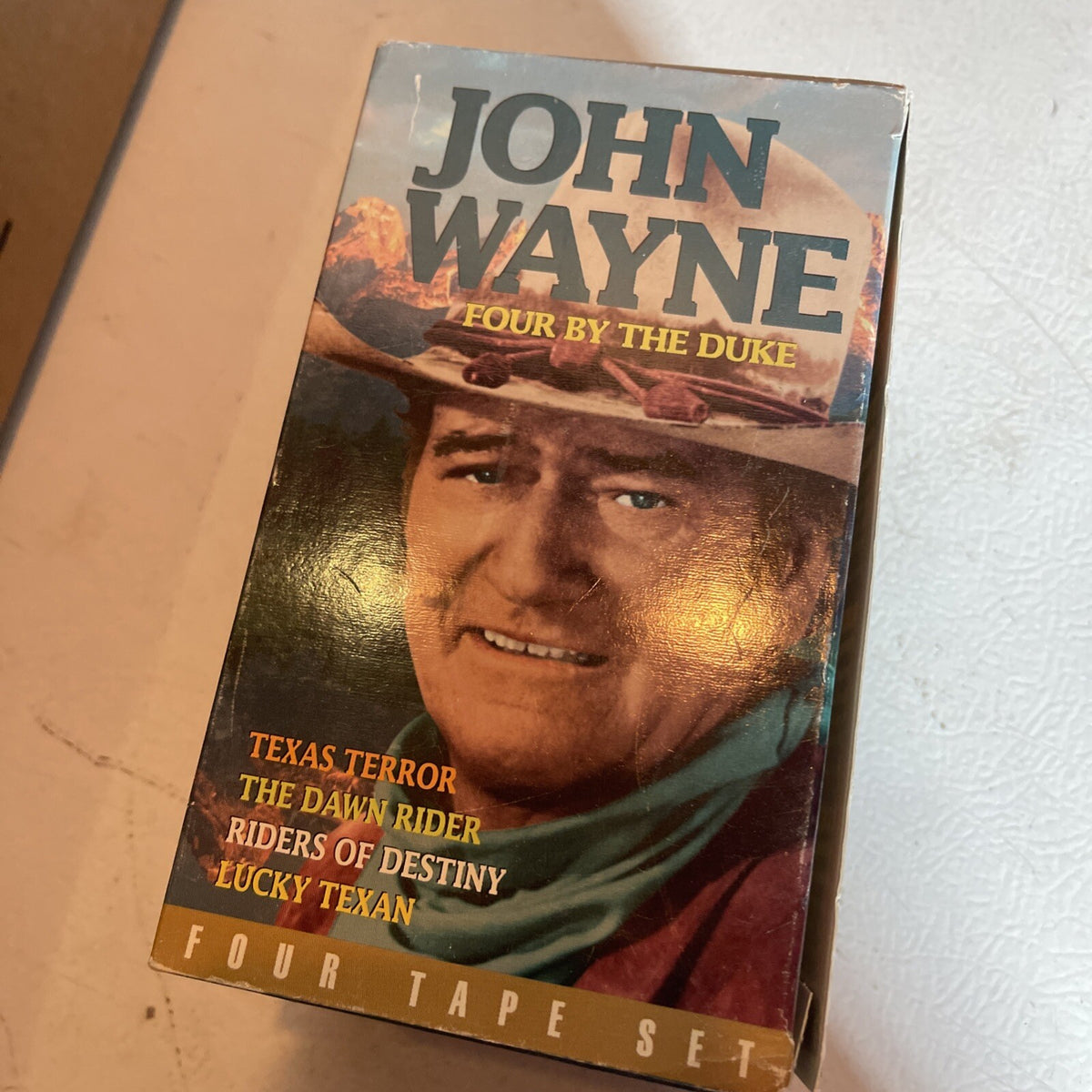 John Wayne – Four By The Duke -  4 VHS Box Set