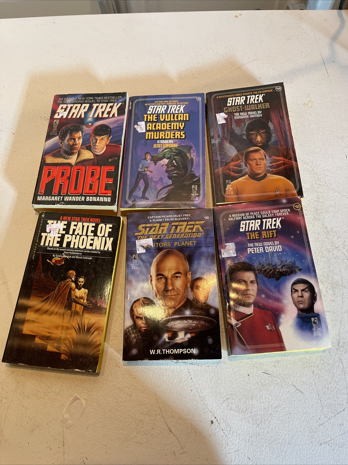 Massive Star Trek Book Lot