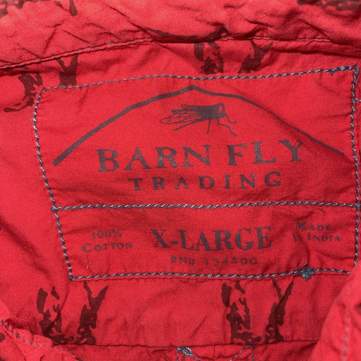 Barn Fly Trading Button Up XL