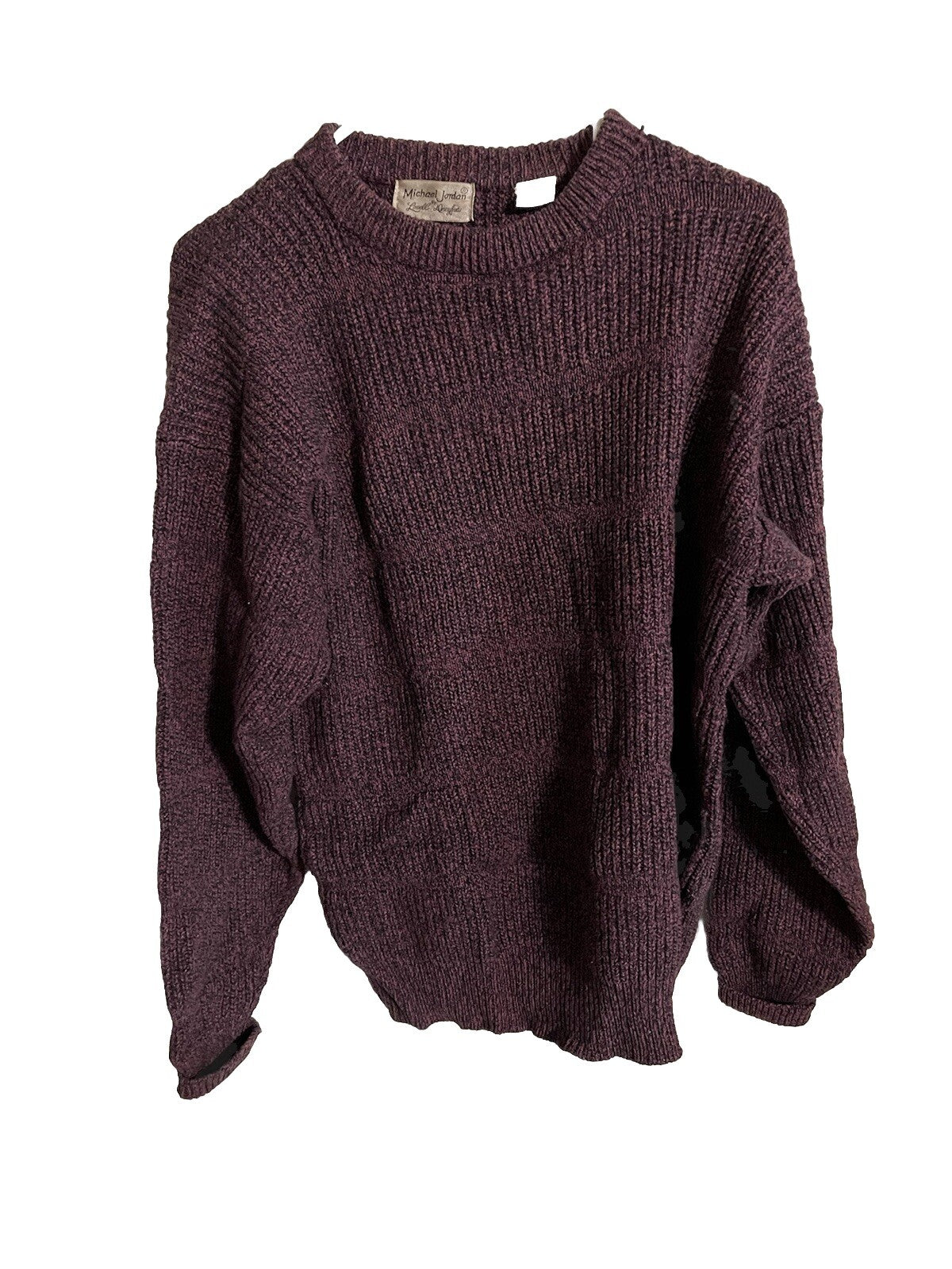 Micheal Jordan By Lowell Dreyfus Silk Blend Sweater Large