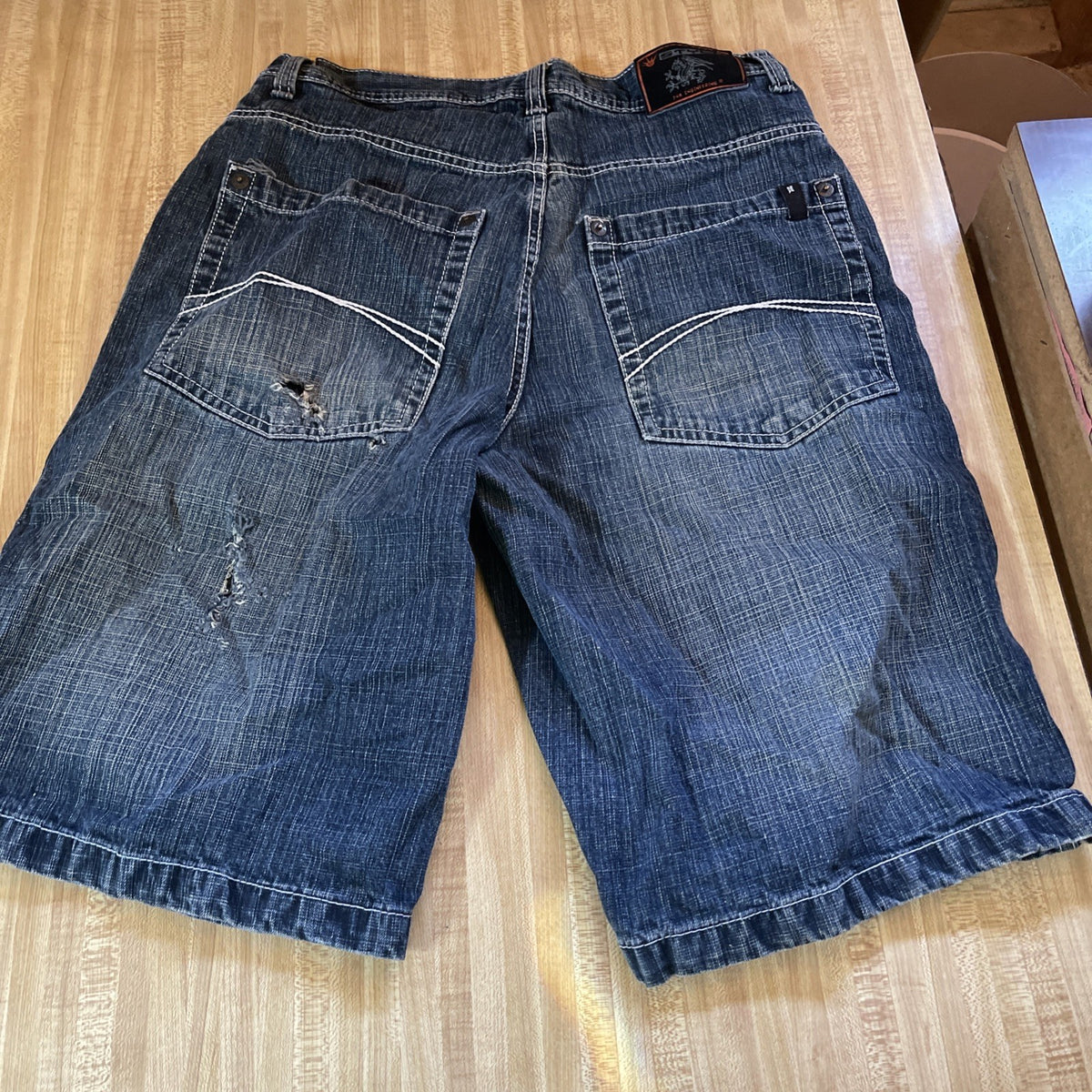 Stylo DNM Engineering Jorts 34 Distressed