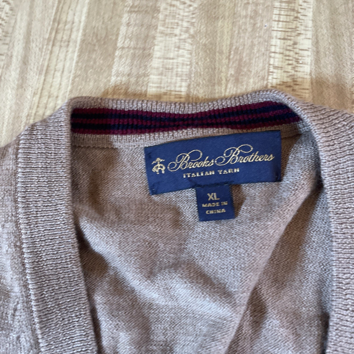 brooks brothers italian yarn sweater XL