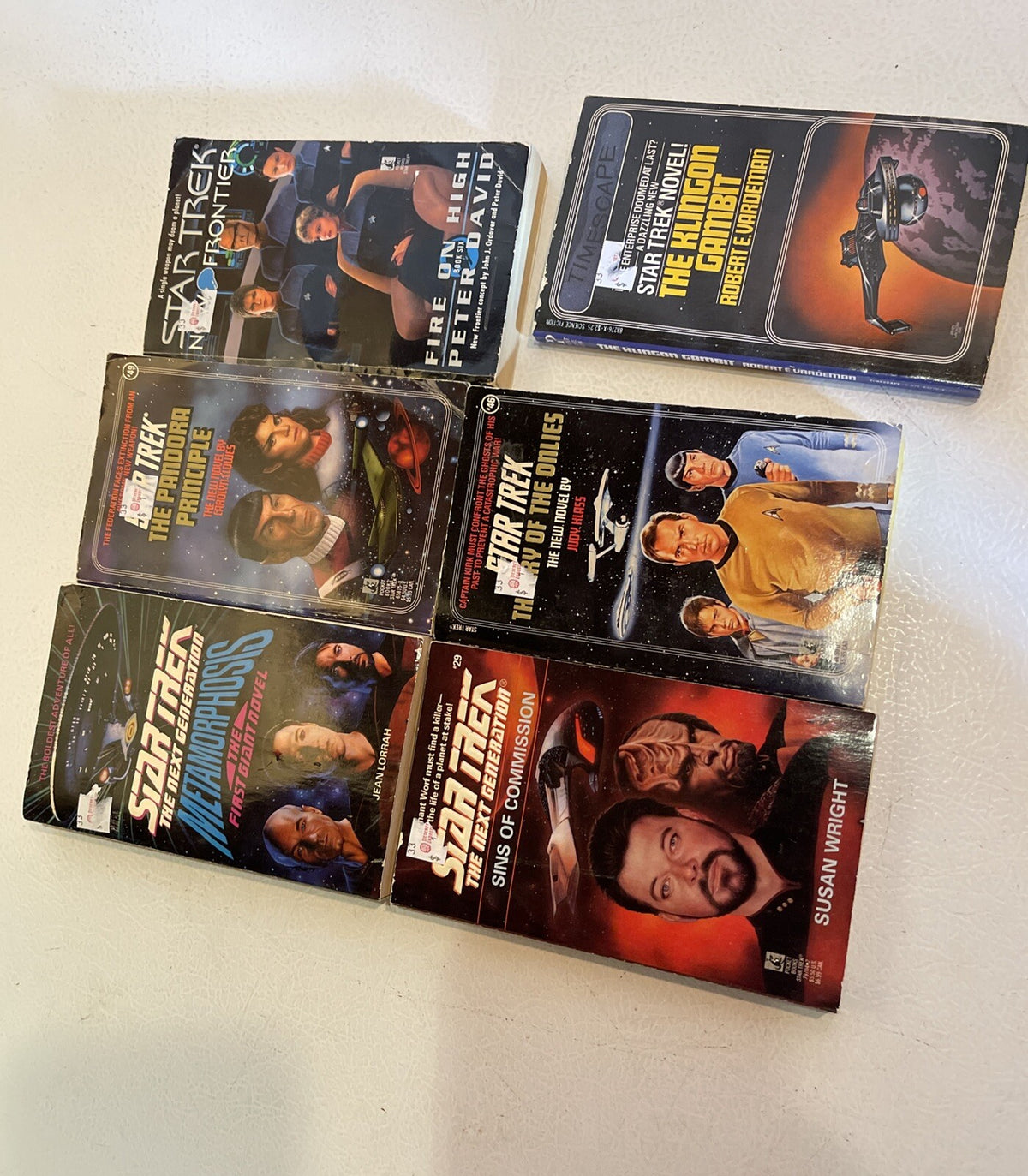 Massive Star Trek Book Lot