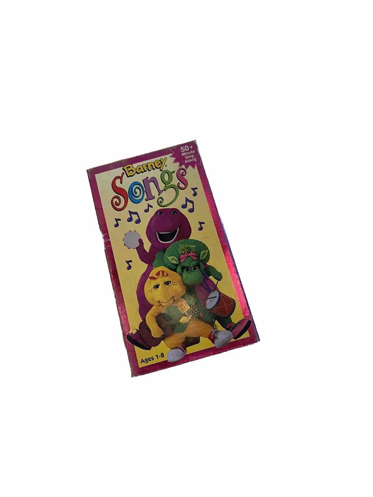 Barney Songs VHS 