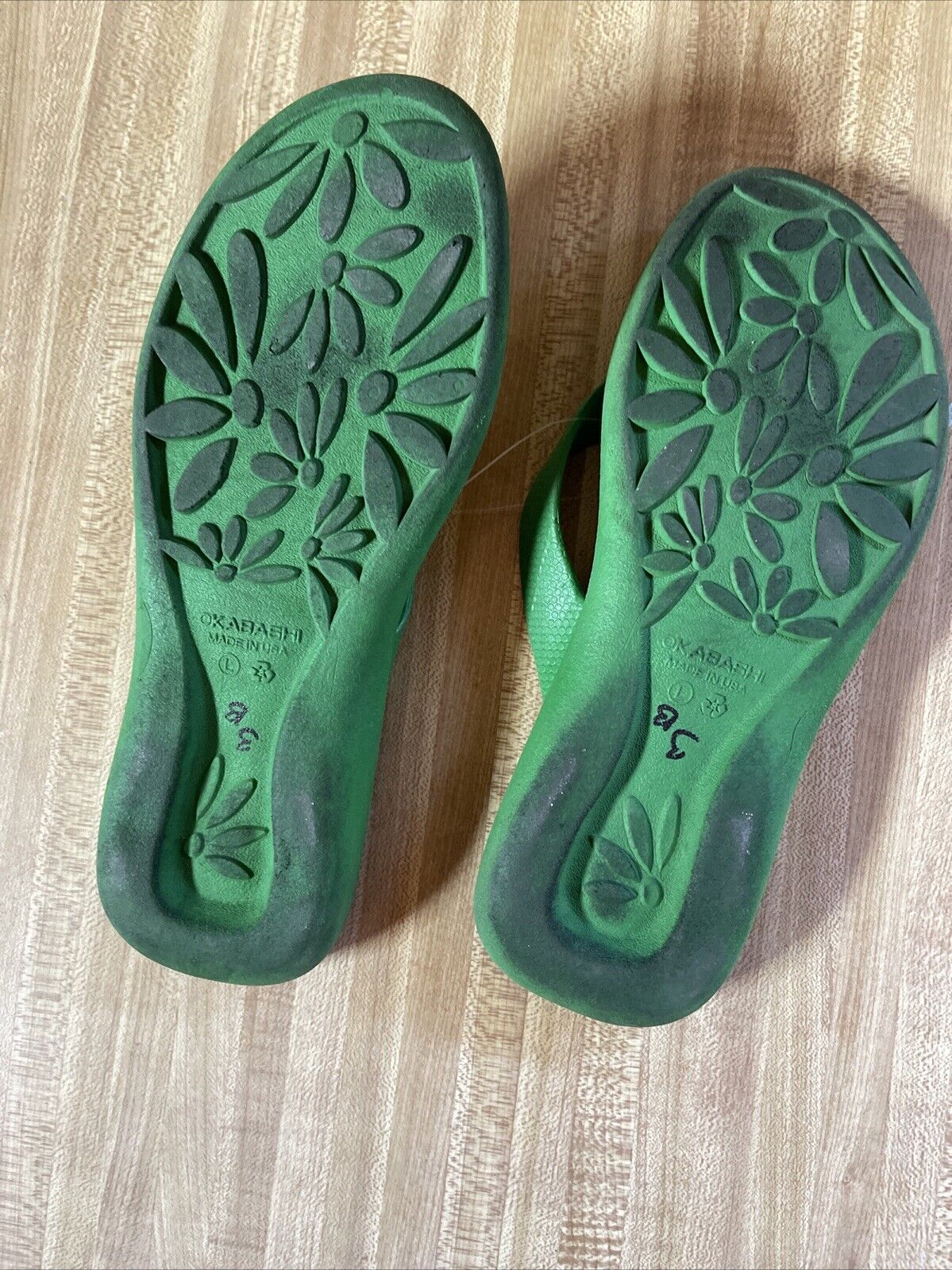 okabashi womens flip flops Large 
