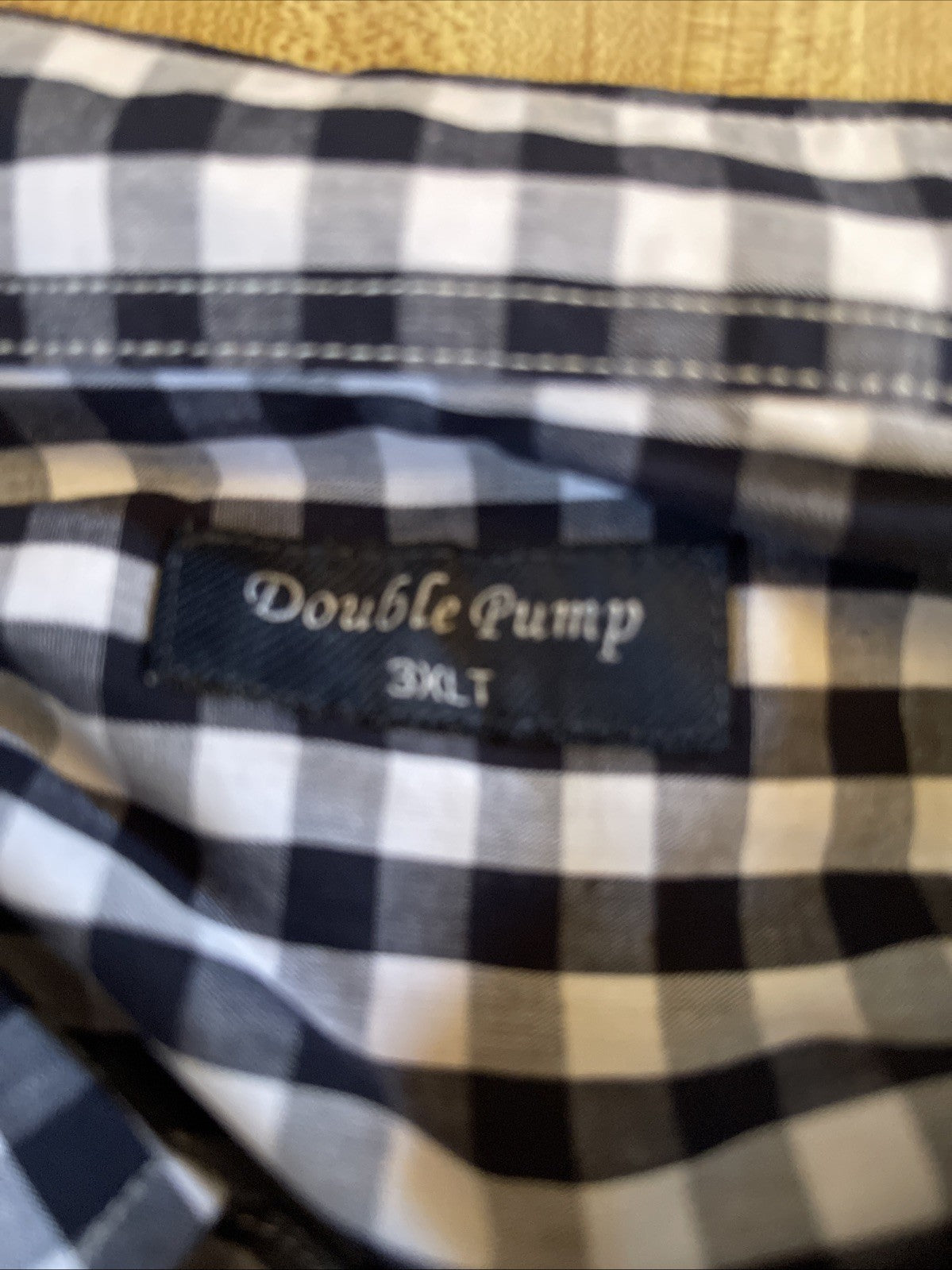 Double Pump Brand Button Down Shirt 3XLT NWT