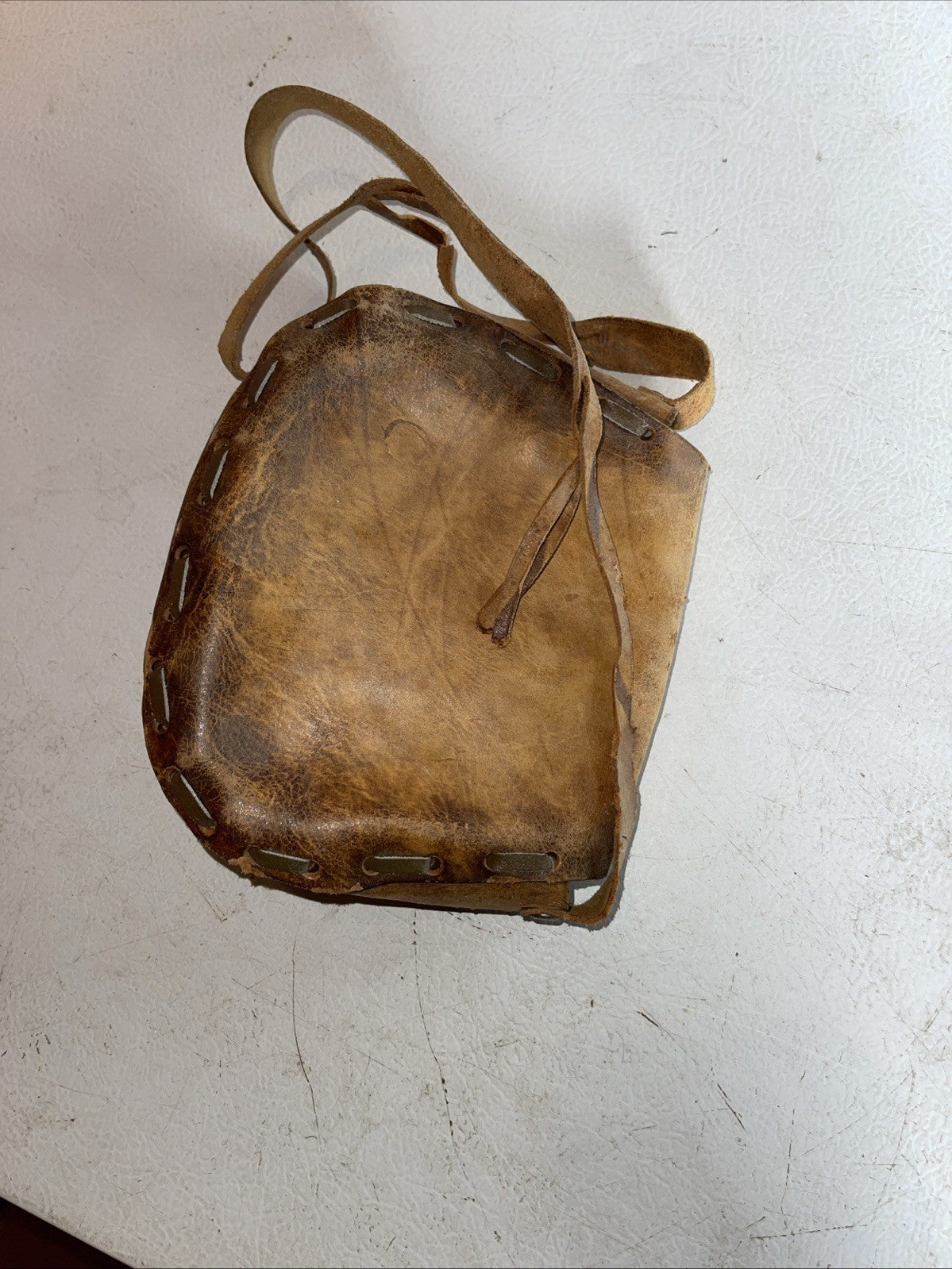 Vintage Handmade Leather Purse 