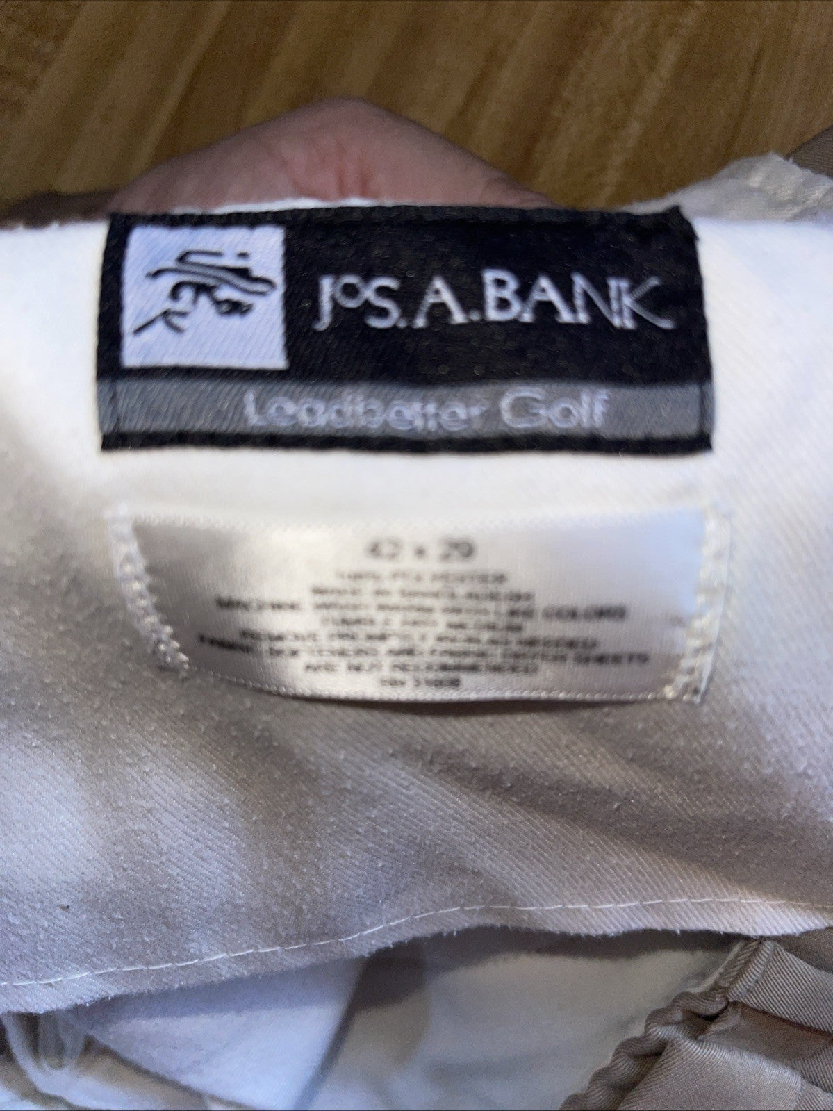 jos a bank leadbetter golf pants 42/29