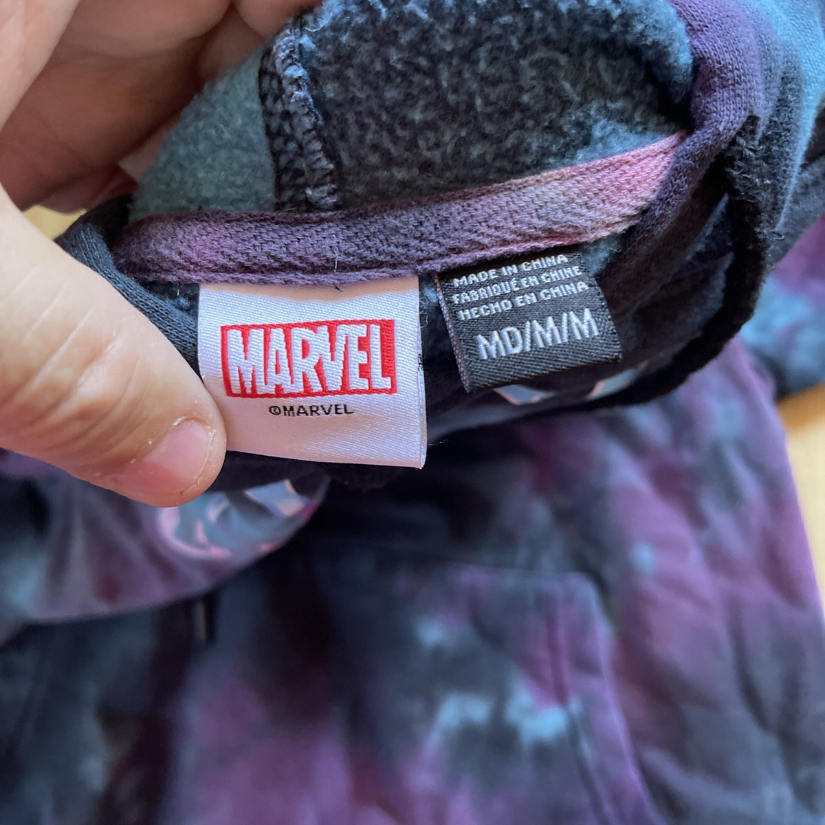 Marvel Hoodie Medium 