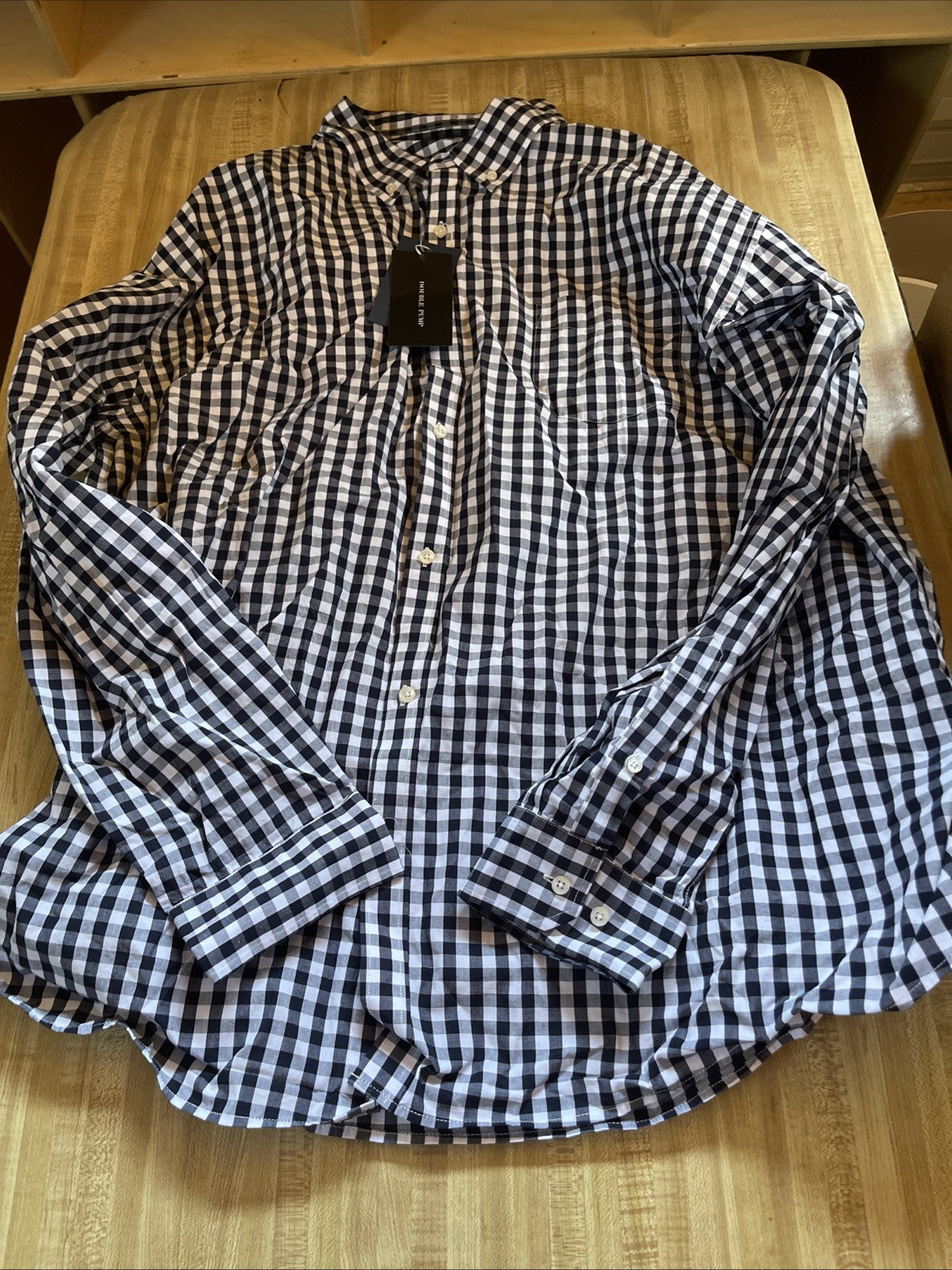 Double Pump Brand Button Down Shirt 3XLT NWT