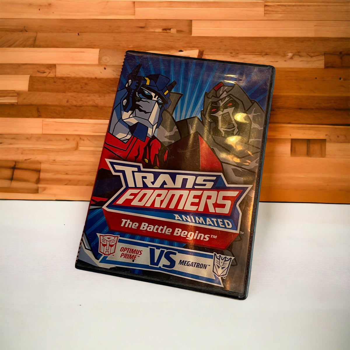 Transformers Animated: The Battle Begins: Optimus Prime VS Megatron (DVD, 2007)