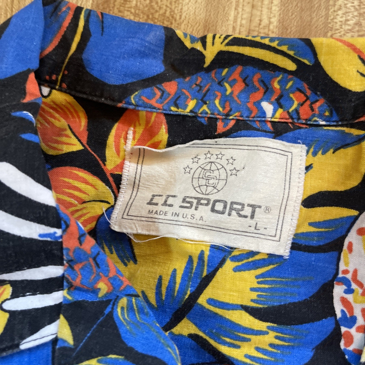 Vintage CC Sport Shirt Large 