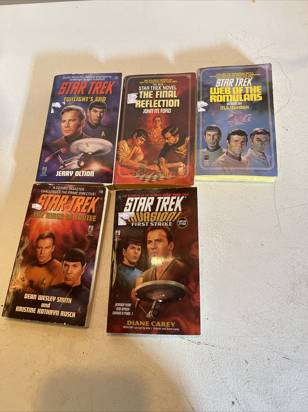 Massive Star Trek Book Lot