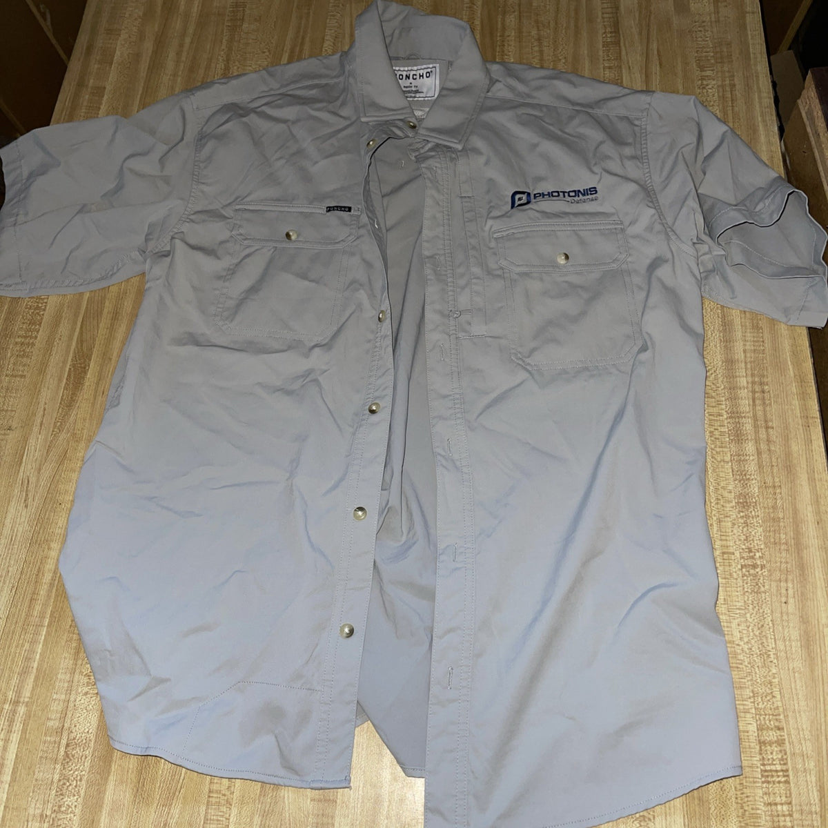 Poncho Button Up Medium 