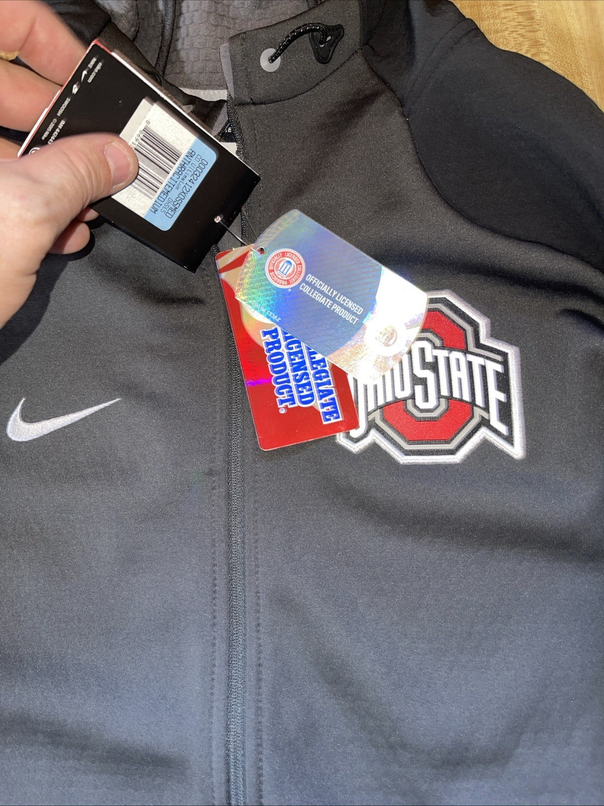 Nike Ohio State Buckeyes Therma Fit Hoodie NWT Medium