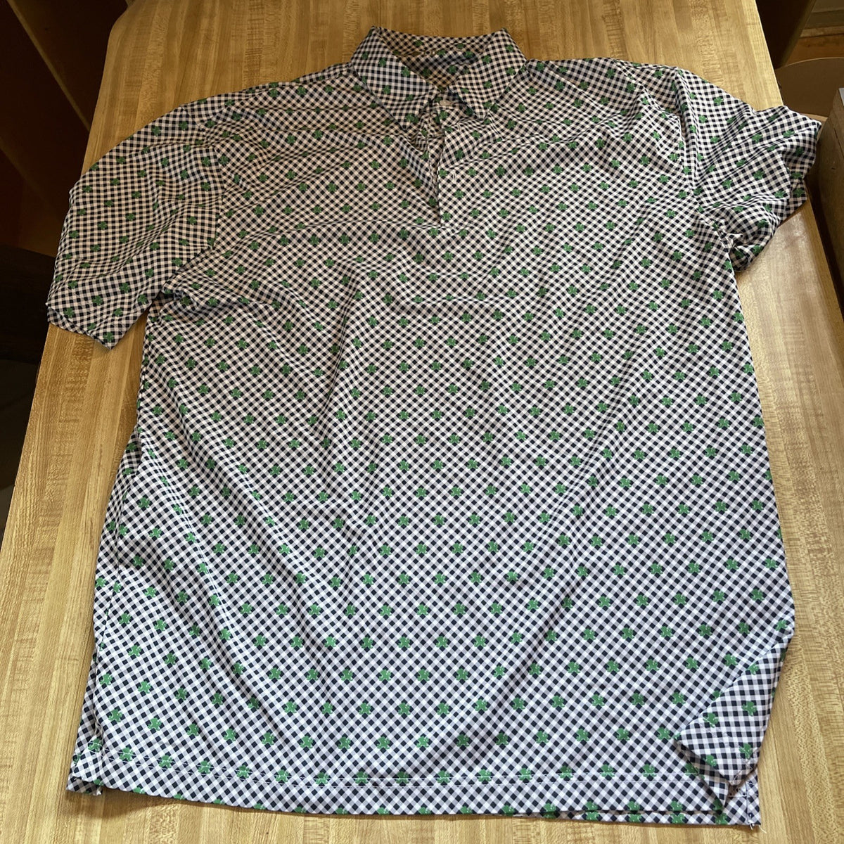 Notre Dame Gold Polo XL