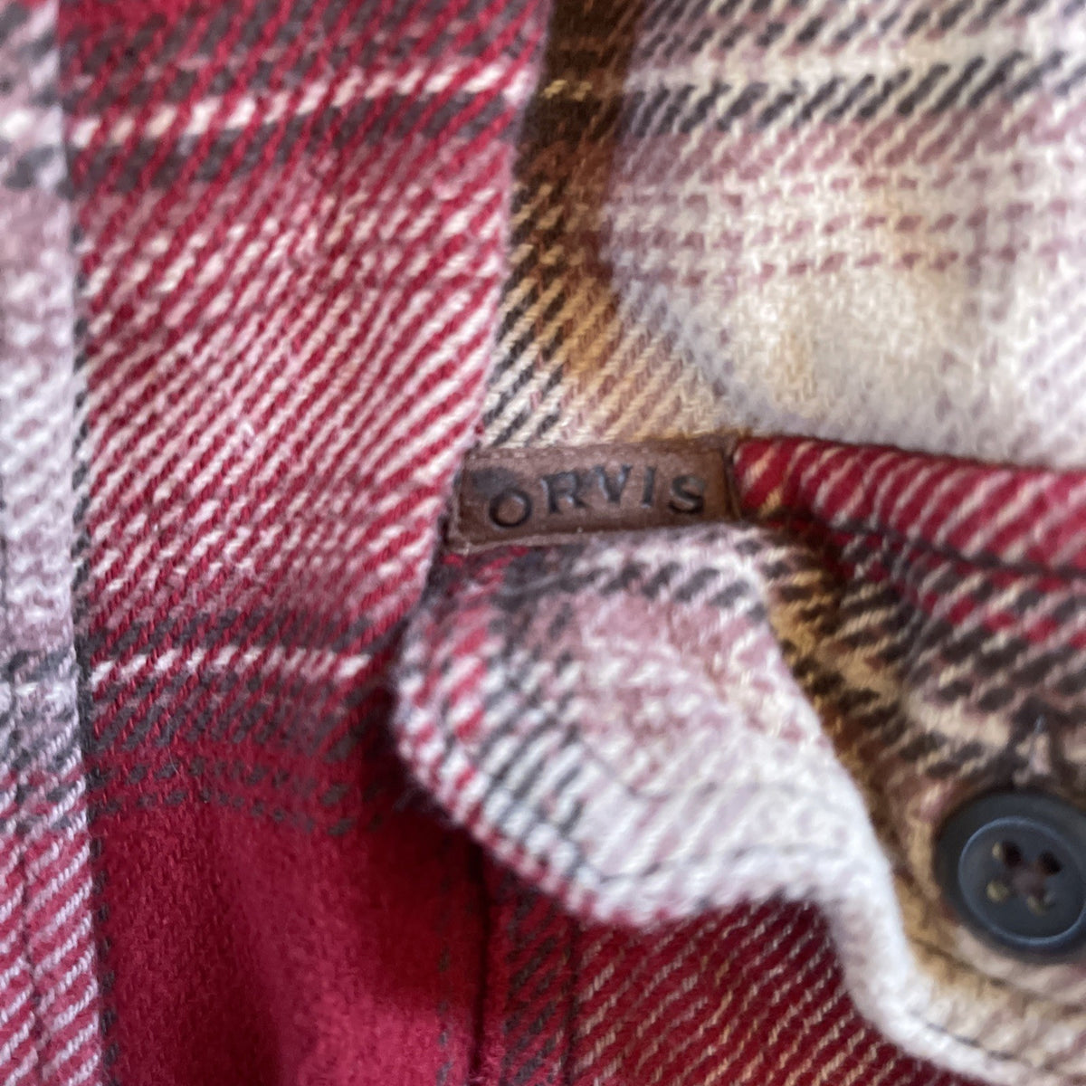 Orvis Heavyweight Flannel Shacket Large 