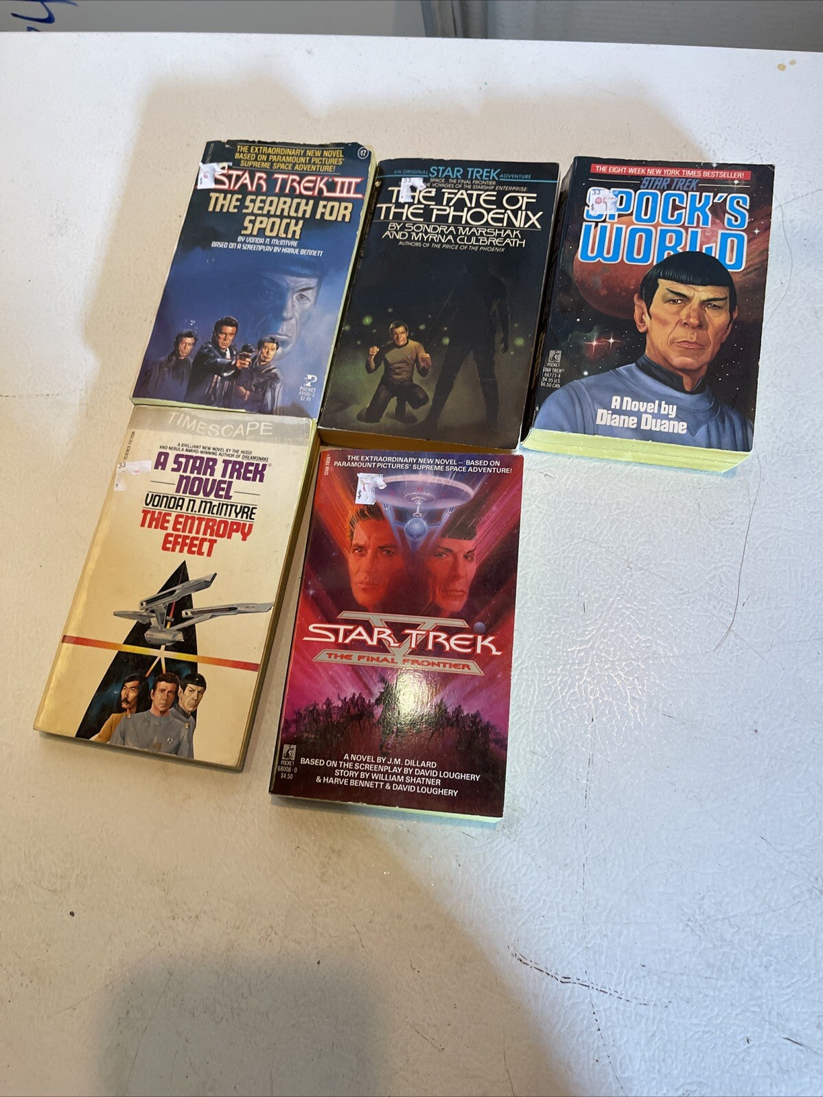 Massive Star Trek Book Lot