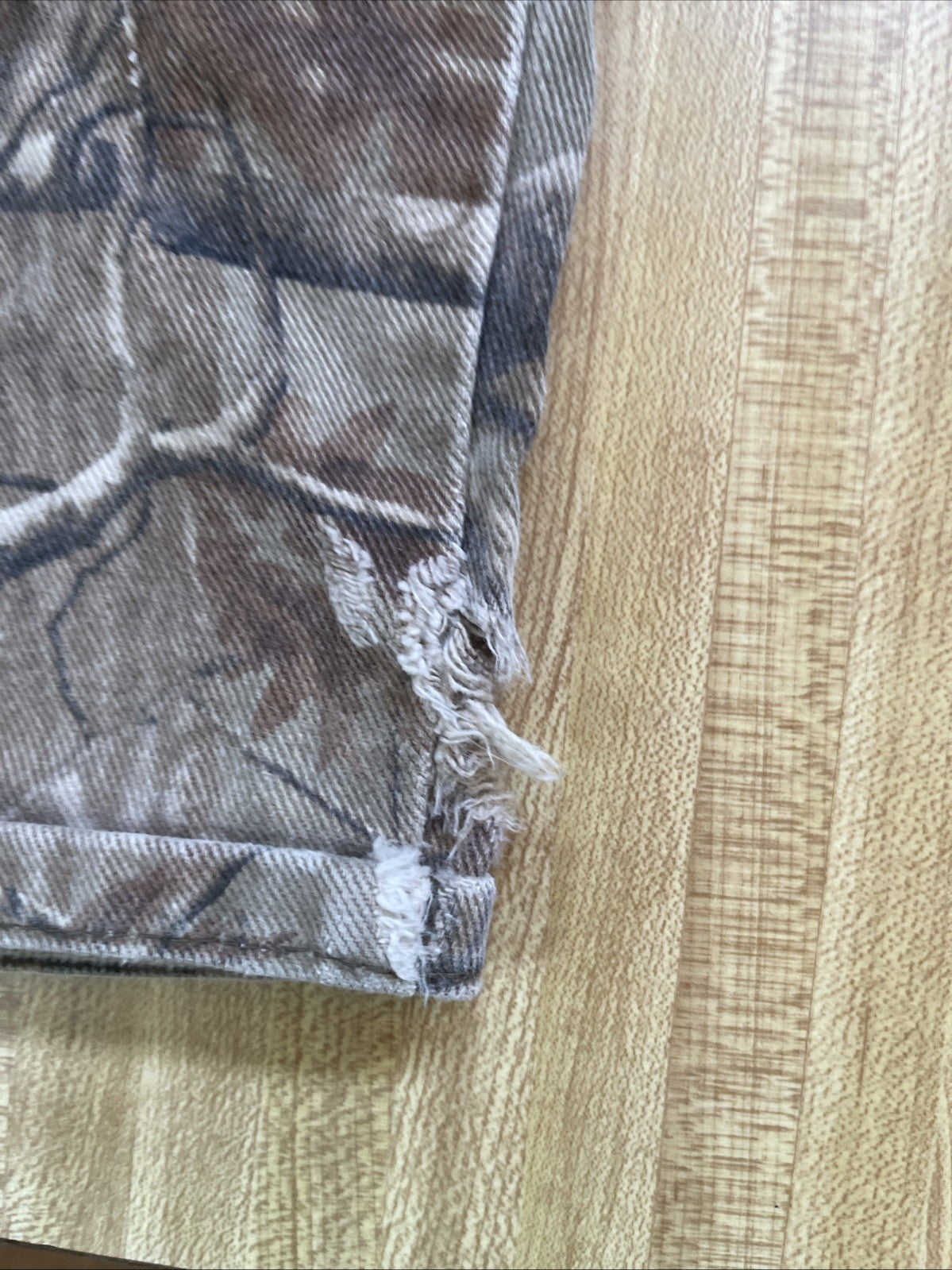 wrangler pro gear camo jeans 38/30