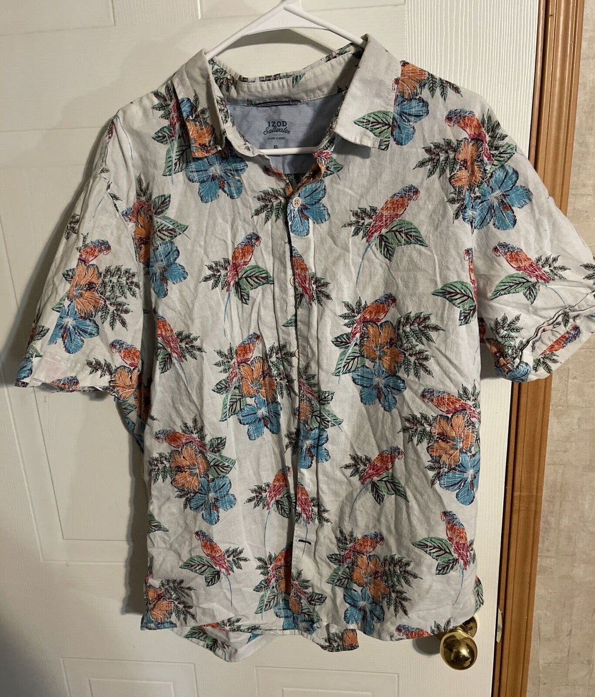 izod saltwater shirt XL