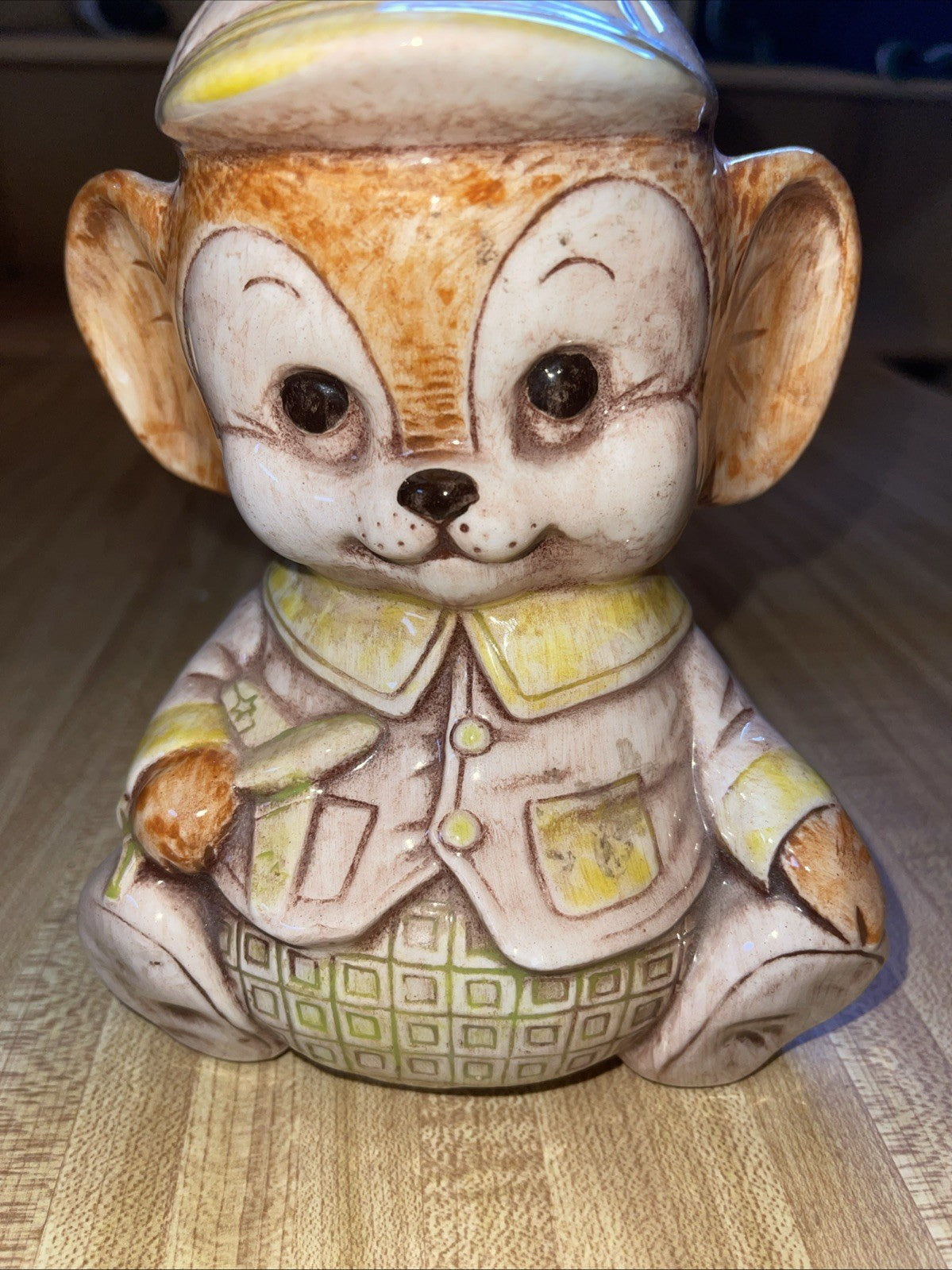 Vintage Treasure Craft Mouse Piggy Bank