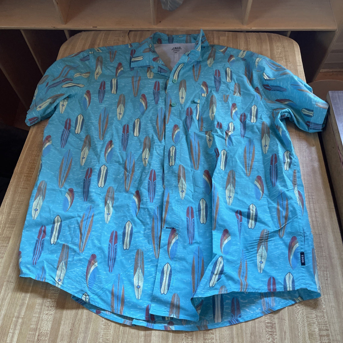 Izod Saltwater Vented Performance Shirt XXL 