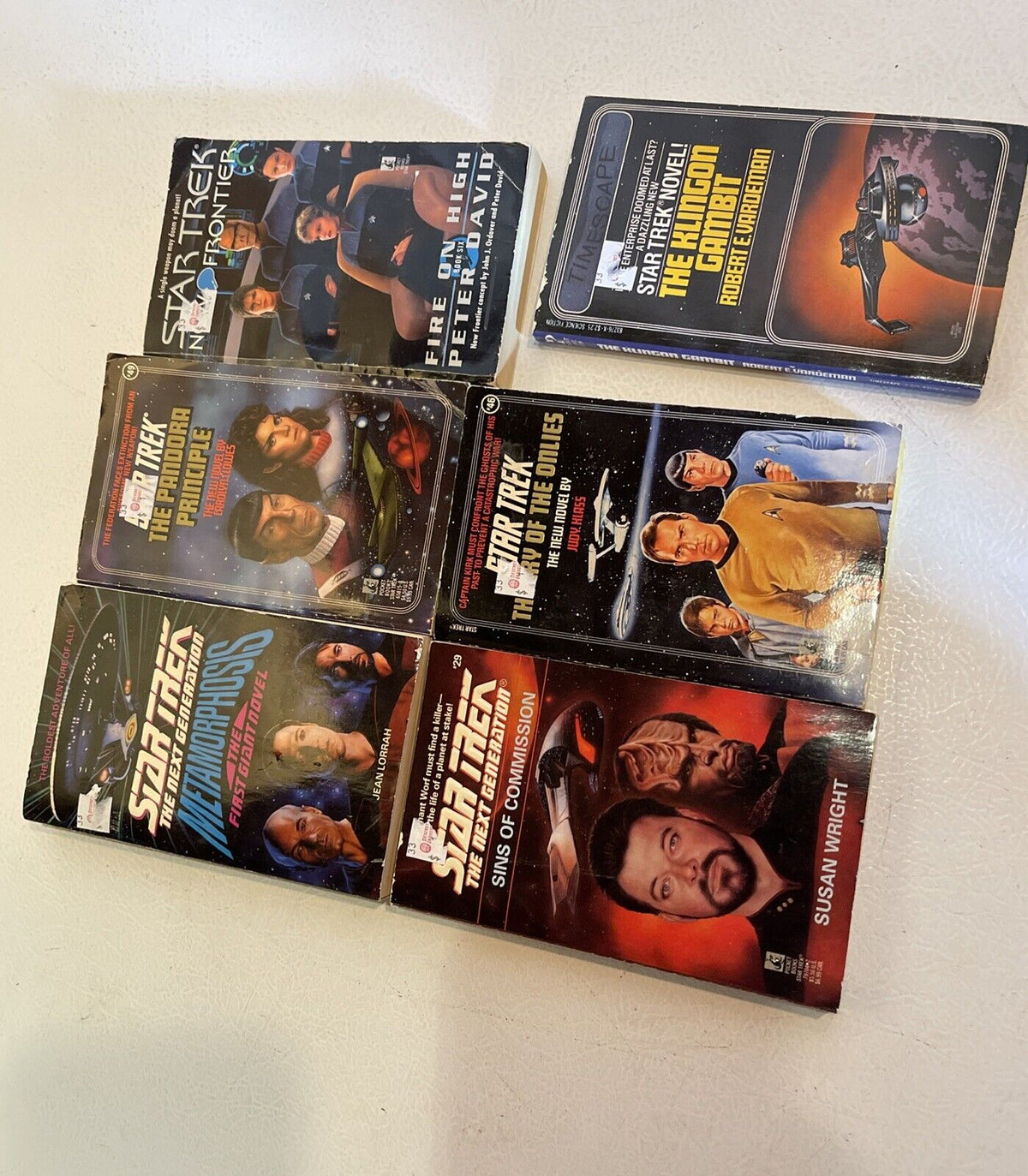 Massive Star Trek Book Lot