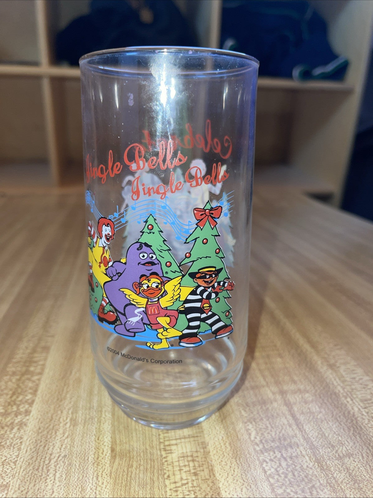 Vintage McDonald’s Jingle Bells Glass 