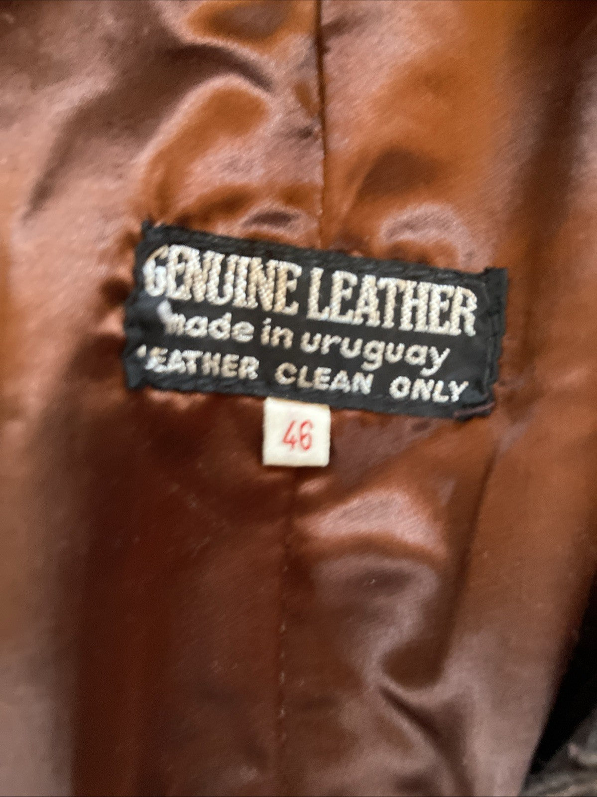 Vintage Suede Leather Jacket 46