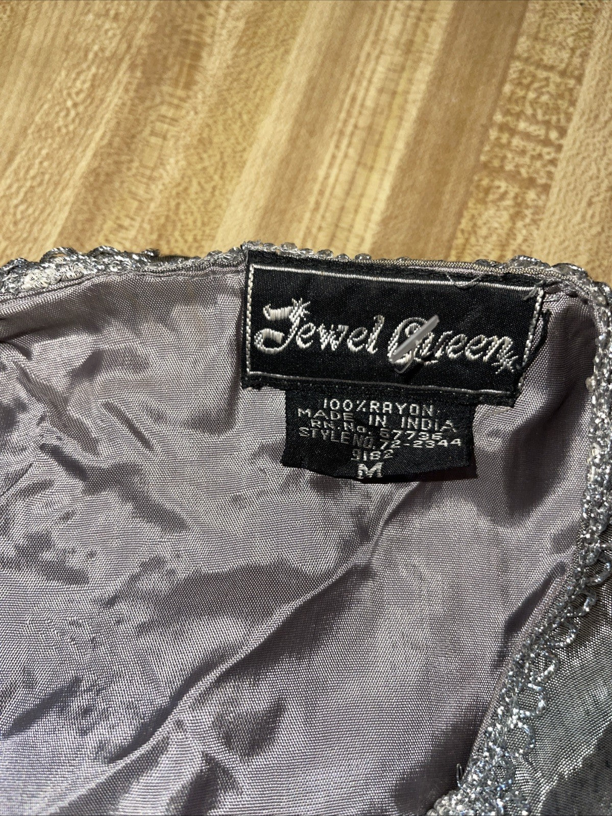 Jewel Queen Rayon Jacket Medium 