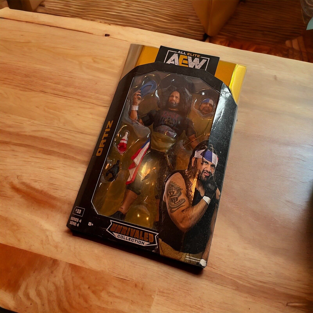 Jazwares Ortiz AEW Unrivaled Collection Series 4 Action Figure