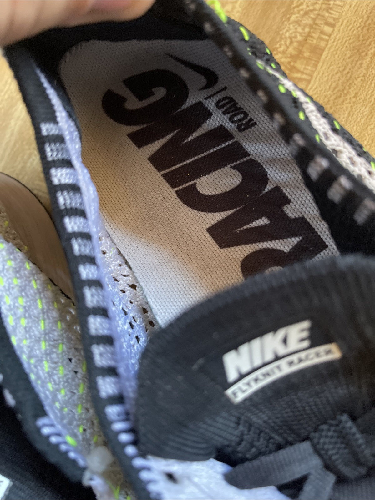 Nike Flyknit Racer Size 9