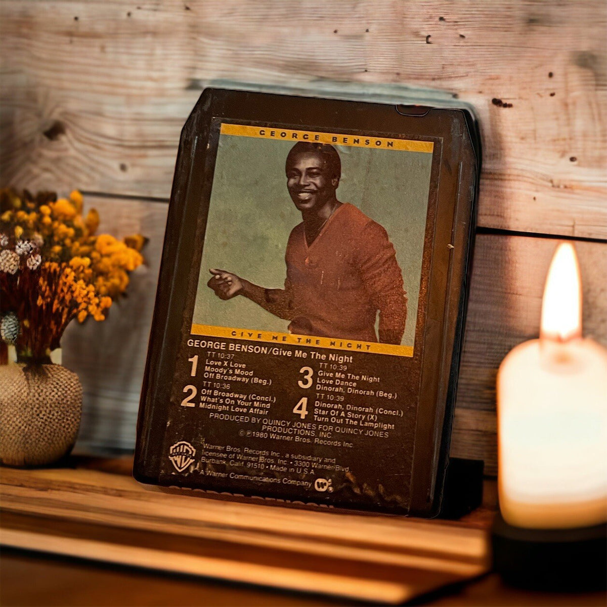 GEORGE BENSON Give Me The Night WB3453 WARNER BROS  8 Track Tape 1980
