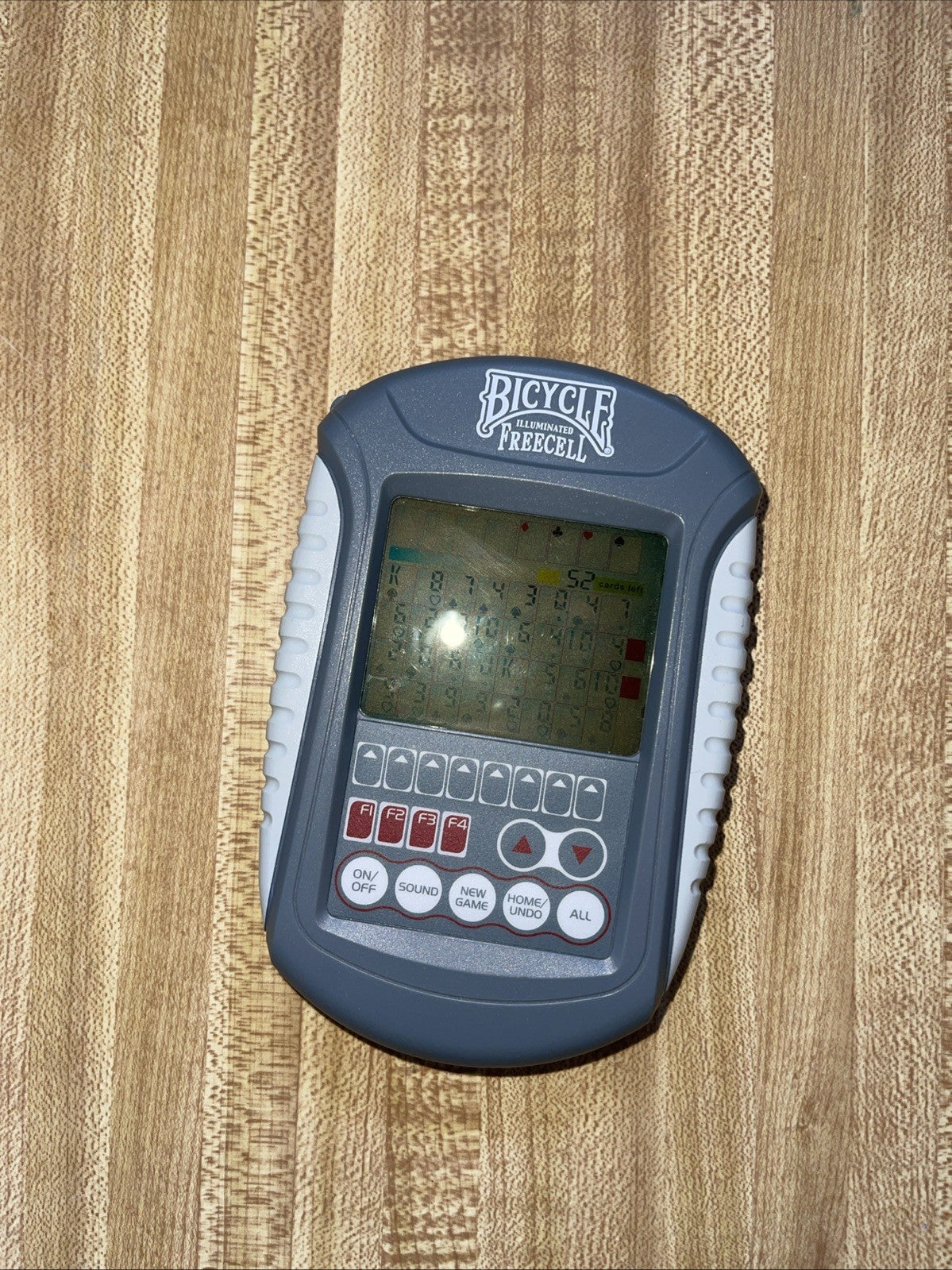 Illuminated Freecell Handheld Electronic Game Bicycle Techno Source 2006